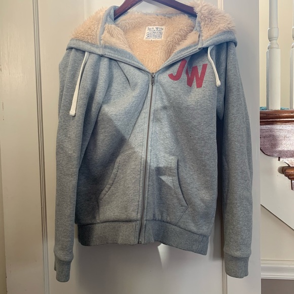 jack wills sherpa hoodie mens